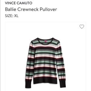 Vince Camuto striped sweater